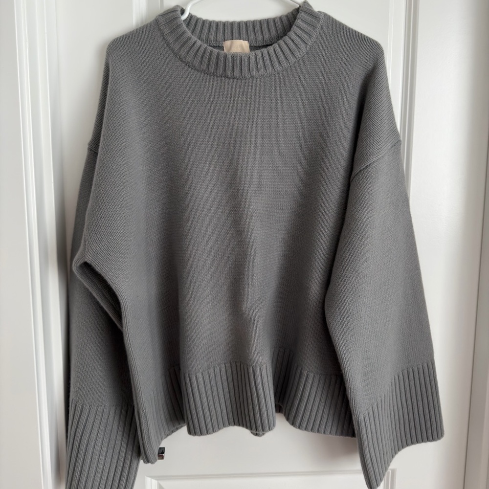 H&M Oversized Wool/Cashmere Grey Sweater